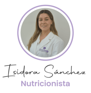 agenda con nuestra nutricionista Isidora Sanchez centro oncológico Oncovida, Providencia