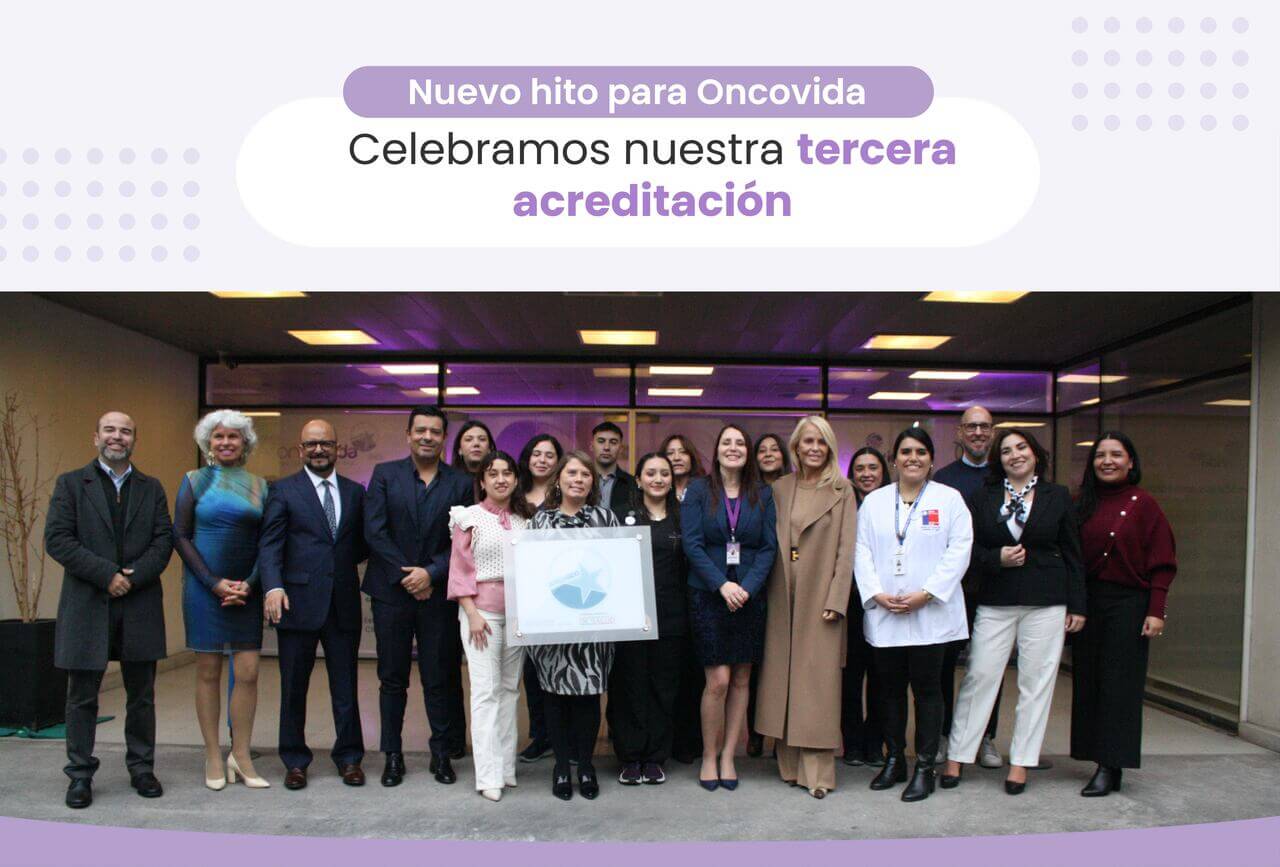 ceremonia de tercera acreditación de Oncovida, centro oncológico Providencia