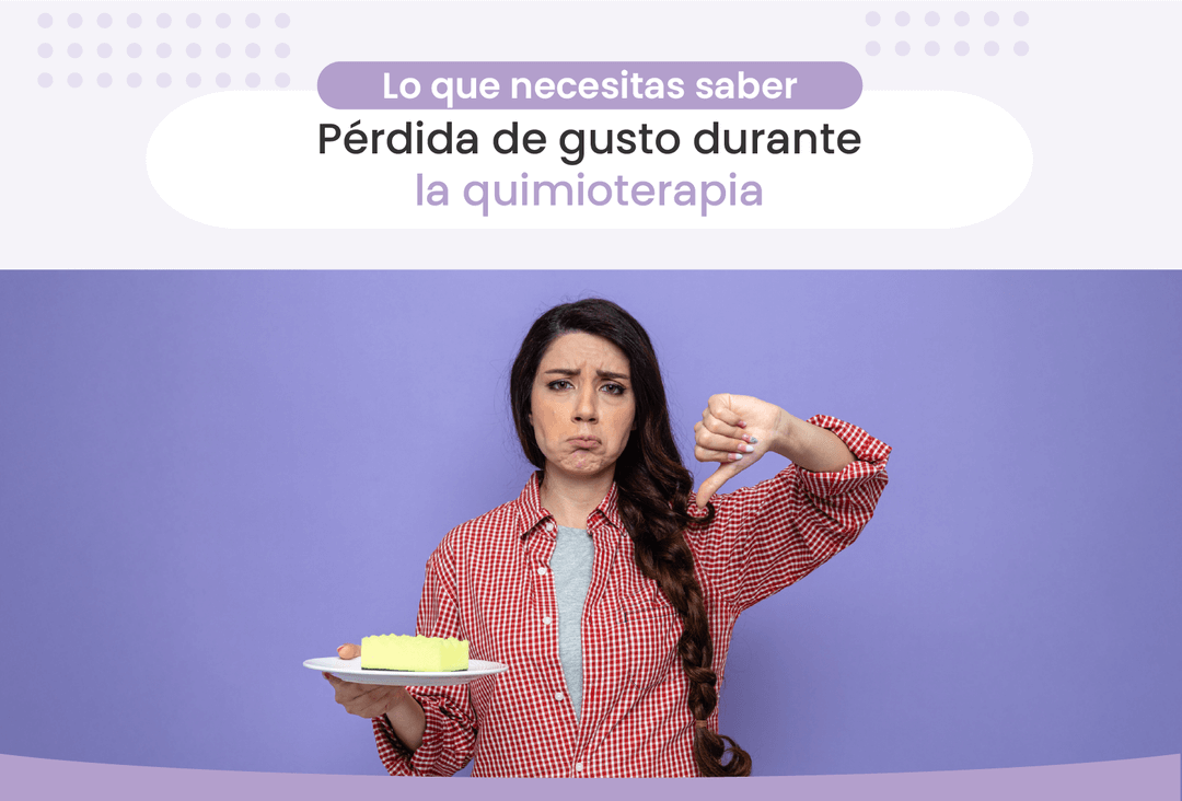 ¿Cómo abordar la pérdida de gusto durante el tratamiento oncológico? centro oncológico Oncovida, providencia