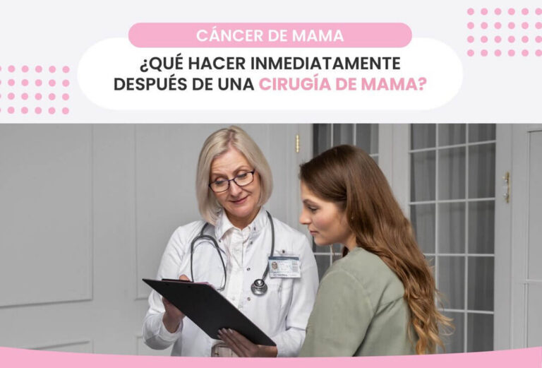 consejos después de una cirugía de mama