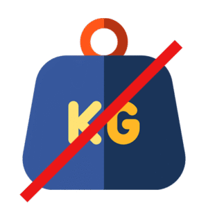 icono de no levantar pesos fuertes